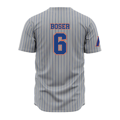 Florida - NCAA Baseball : Bobby Boser - Grey Jersey-1