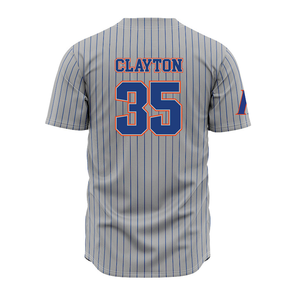 Florida - NCAA Baseball : Brock Clayton - Grey Jersey-1