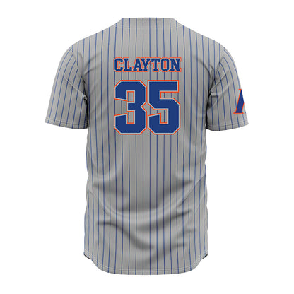 Florida - NCAA Baseball : Brock Clayton - Grey Jersey-1
