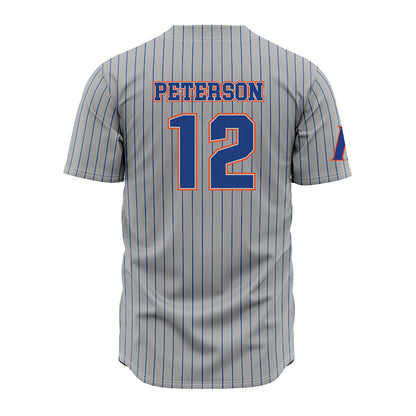 Florida - NCAA Baseball : Liam Peterson - Grey Jersey