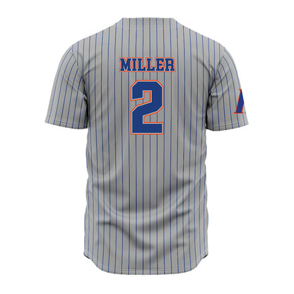 Florida - NCAA Baseball : Sam Miller - Grey Jersey-1