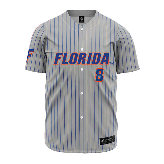 Florida - NCAA Baseball : Christian Rodriguez - Grey Jersey