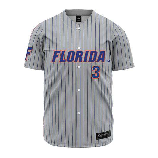 Florida - NCAA Baseball : Kyle Jones - Grey Jersey