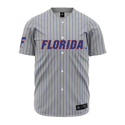 Florida - NCAA Baseball : Eli Blair - Grey Jersey-0