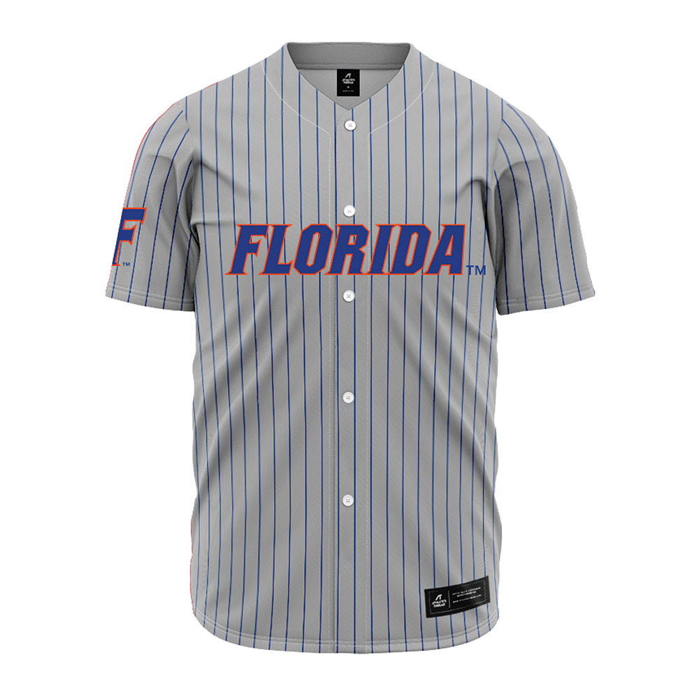 Florida - NCAA Baseball : Nic Partridge - Grey Jersey-0