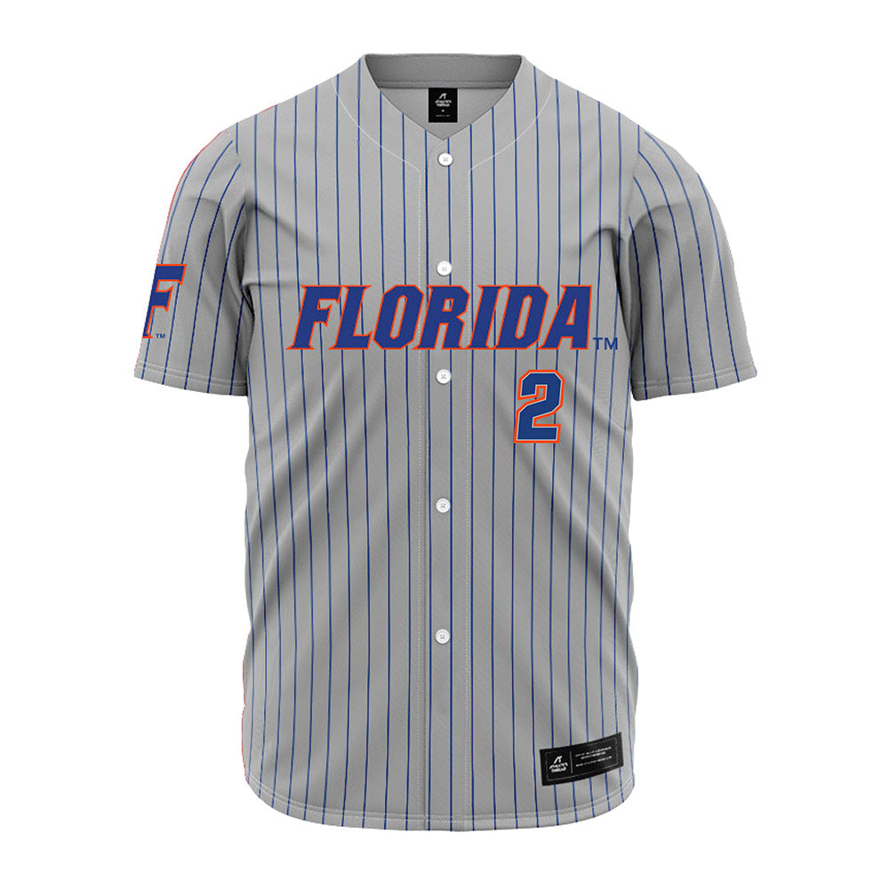 Florida - NCAA Baseball : Sam Miller - Grey Jersey-0