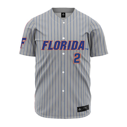 Florida - NCAA Baseball : Sam Miller - Grey Jersey-0