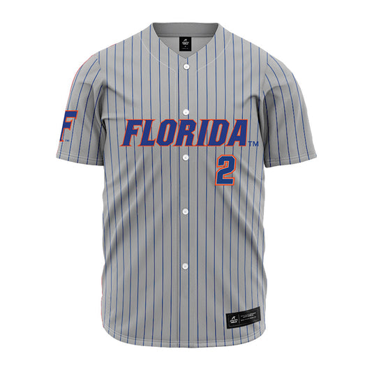 Florida - NCAA Baseball : Sam Miller - Grey Jersey-0