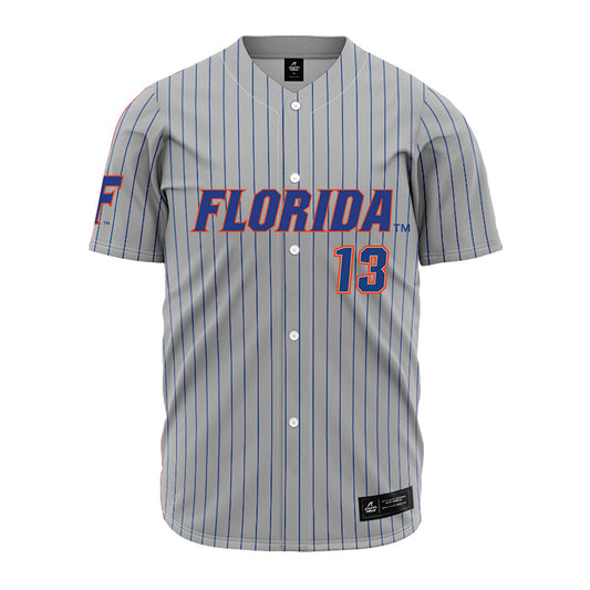 Florida - NCAA Baseball : Landon Stripling - Grey Jersey-0
