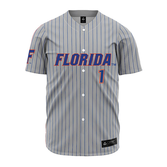 Florida - NCAA Baseball : Justin Nadeau - Grey Jersey