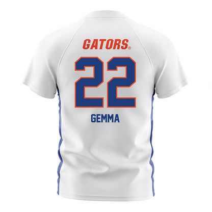 Florida - NCAA Women's Soccer : Abigail Gemma - White Soccer Jersey-1