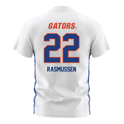 Florida - NCAA Women's Soccer : Oakley Rasmussen - White Soccer Jersey