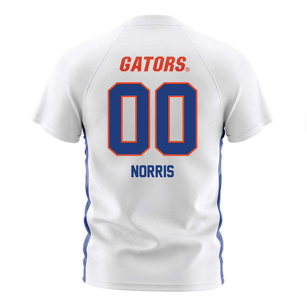 Florida - NCAA Women's Soccer : Nylah Norris - White Soccer Jersey-1