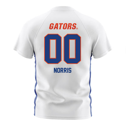 Florida - NCAA Women's Soccer : Nylah Norris - White Soccer Jersey-1