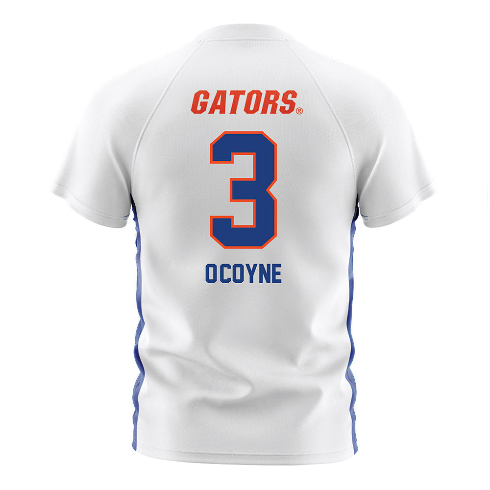 Florida - NCAA Women's Soccer : Tatum O'Coyne - White Soccer Jersey-1