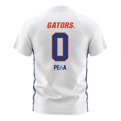Florida - NCAA Women's Soccer : Paloma Peña - White Soccer Jersey-1