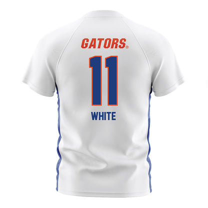 Florida - NCAA Women's Soccer : Sophie White - White Soccer Jersey