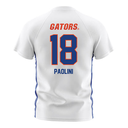 Florida - NCAA Women's Soccer : Ava Paolini - White Soccer Jersey-1