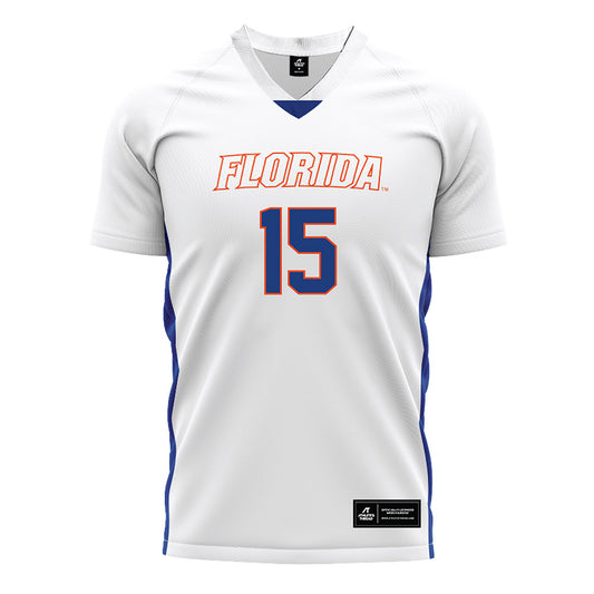 Florida - NCAA Women's Soccer : Addy Lang - White Soccer Jersey-0