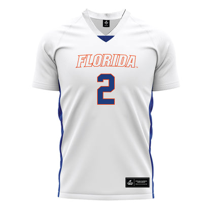 Florida - NCAA Women's Soccer : Kai Tsakiris - White Soccer Jersey-0
