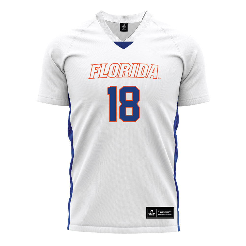 Florida - NCAA Women's Soccer : Ava Paolini - White Soccer Jersey-0