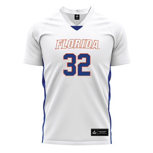Florida - NCAA Women's Soccer : Victoria Madison - White Soccer Jersey-0