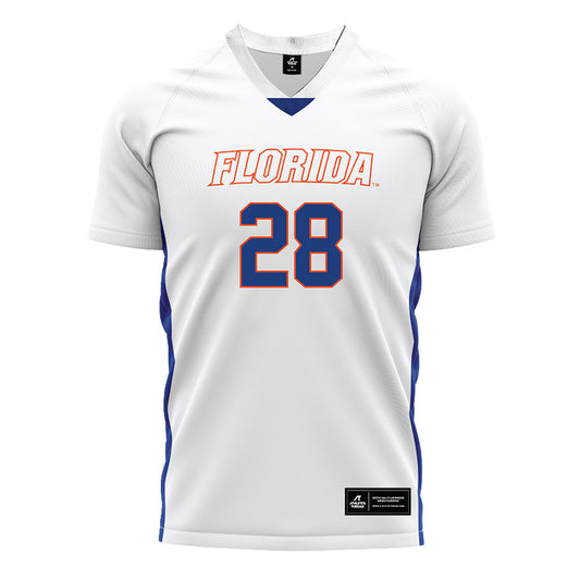 Florida - NCAA Women's Soccer : Emma Duval - White Soccer Jersey