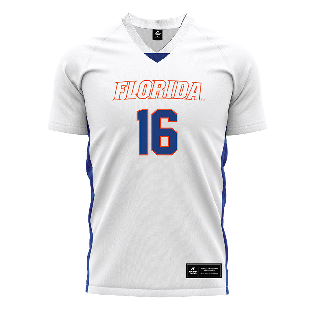Florida - NCAA Women's Soccer : Brinley Murphy - White Soccer Jersey-0