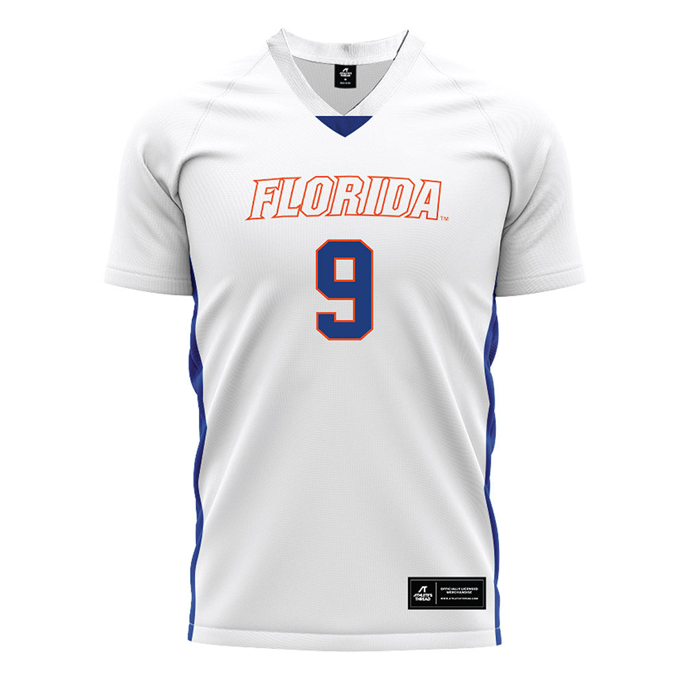 Florida - NCAA Women's Soccer : Addison Hess - White Soccer Jersey-0