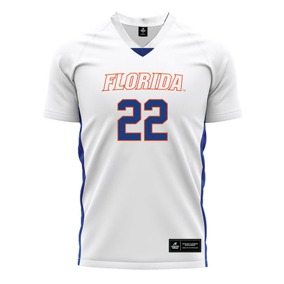 Florida - NCAA Women's Soccer : Abigail Gemma - White Soccer Jersey-0