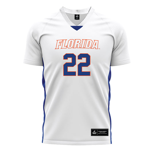 Florida - NCAA Women's Soccer : Abigail Gemma - White Soccer Jersey-0