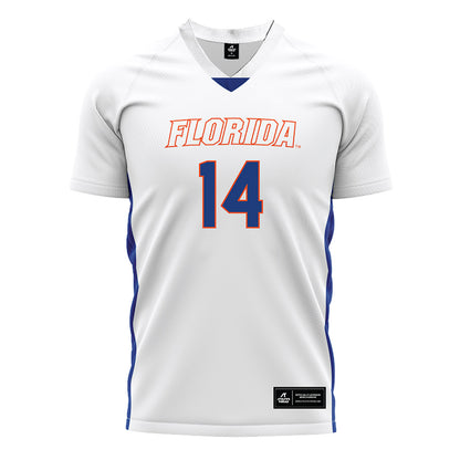 Florida - NCAA Women's Soccer : Njeri Butts - White Soccer Jersey