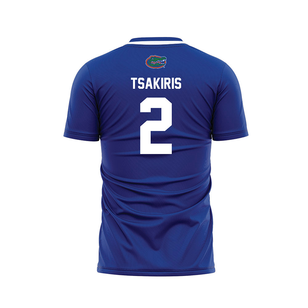 Florida - NCAA Women's Soccer : Kai Tsakiris - Royal Soccer Jersey-1