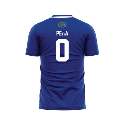 Florida - NCAA Women's Soccer : Paloma Peña - Royal Soccer Jersey-1