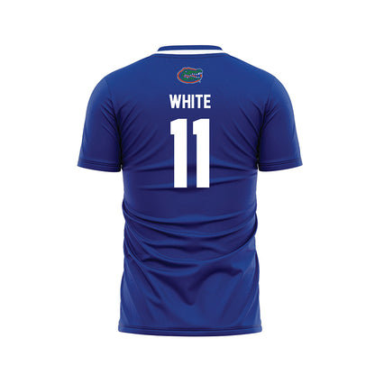 Florida - NCAA Women's Soccer : Sophie White - Royal Soccer Jersey