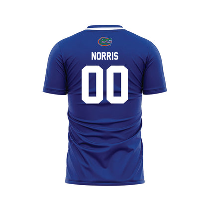 Florida - NCAA Women's Soccer : Nylah Norris - Royal Soccer Jersey-1