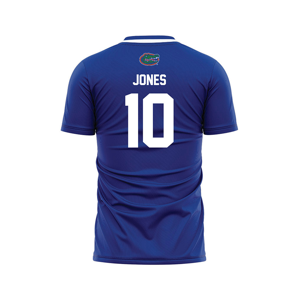 Florida - NCAA Women's Soccer : Madison Jones - Royal Soccer Jersey-1
