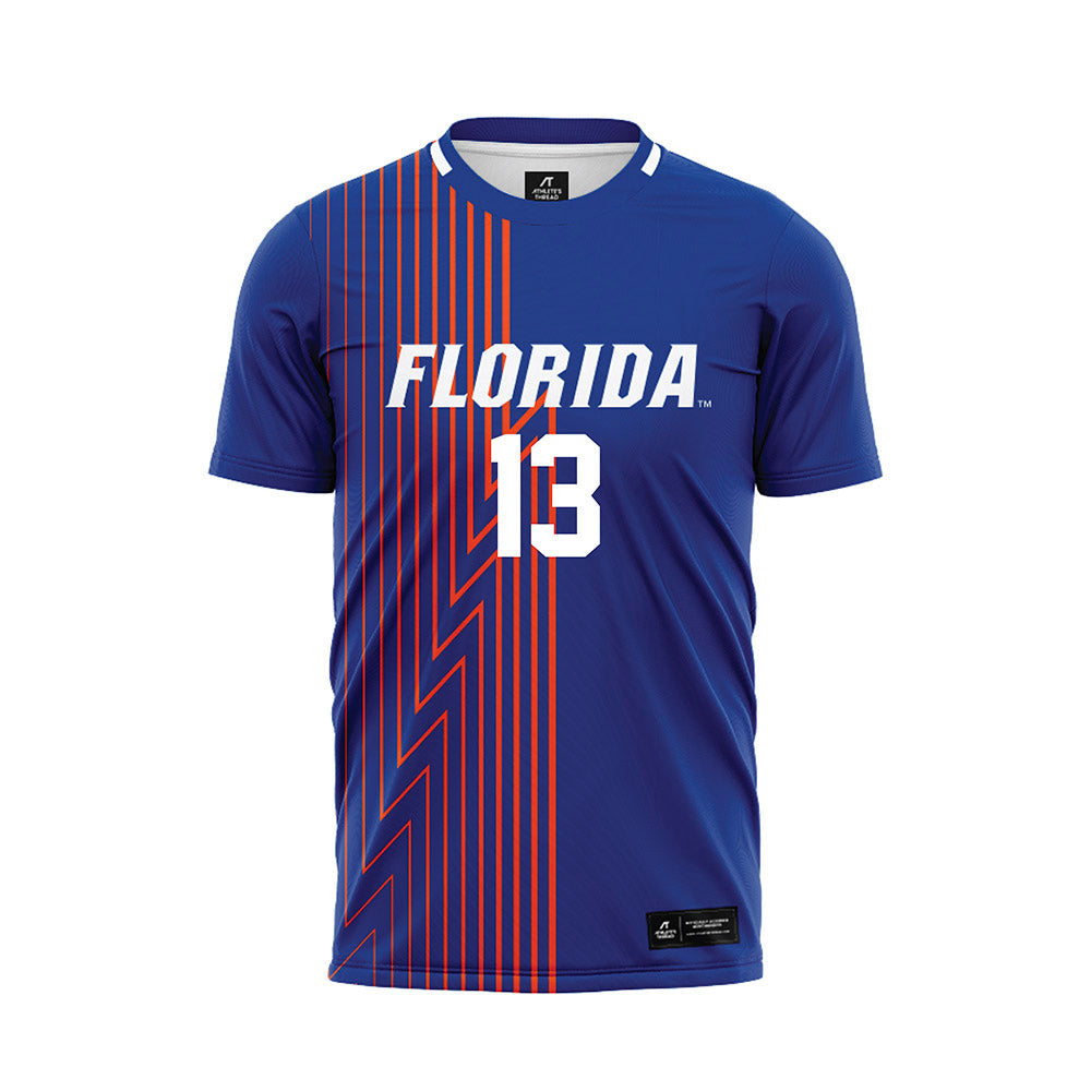 Florida - NCAA Women's Soccer : Vera Blom - Royal Soccer Jersey