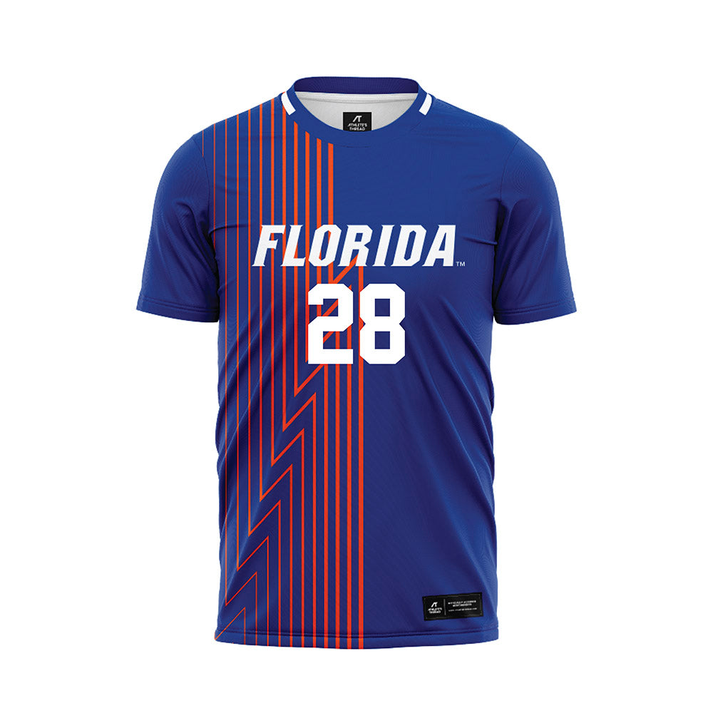 Florida - NCAA Women's Soccer : Emma Duval - Royal Soccer Jersey