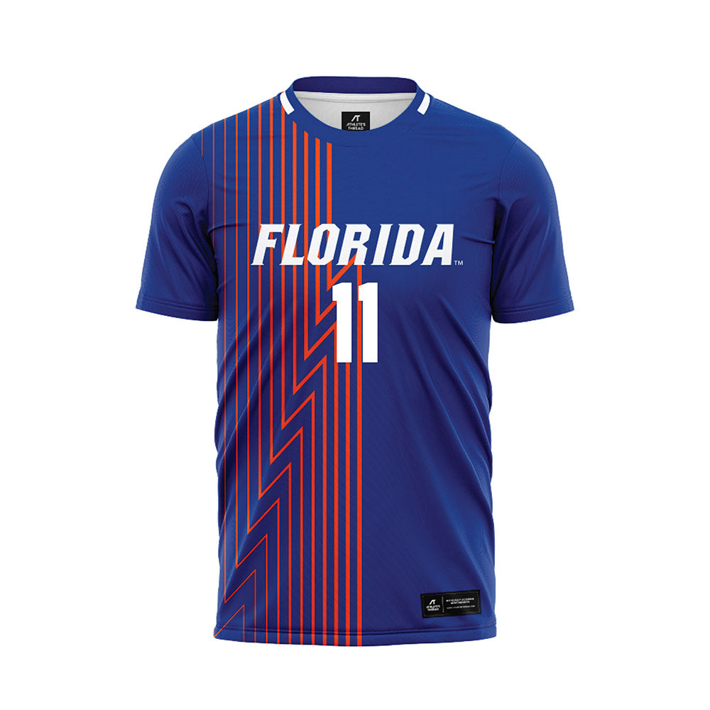 Florida - NCAA Women's Soccer : Sophie White - Royal Soccer Jersey