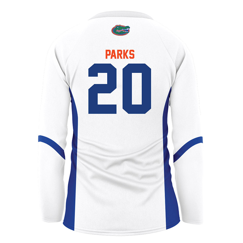 Florida - NCAA Women's Volleyball : Taylor Parks - White Volleyball Jersey
