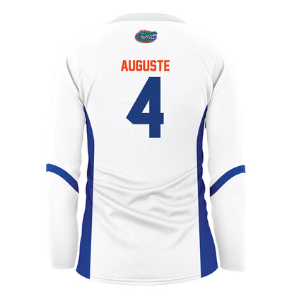 Florida - NCAA Women's Volleyball : Jaela Auguste - White Volleyball Jersey