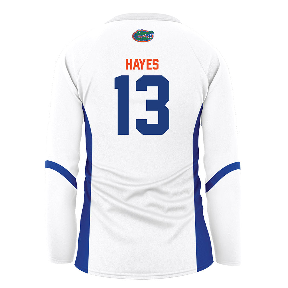 Florida - NCAA Women's Volleyball : Lilly Hayes - White Volleyball Jersey-1