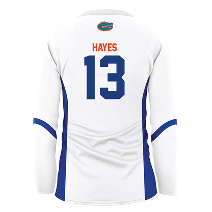 Florida - NCAA Women's Volleyball : Lilly Hayes - White Volleyball Jersey-1