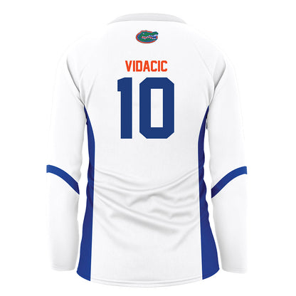 Florida - NCAA Women's Volleyball : Milica Vidacic - White Volleyball Jersey-1