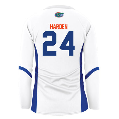 Florida - NCAA Women's Volleyball : Lauren Harden - White Volleyball Jersey