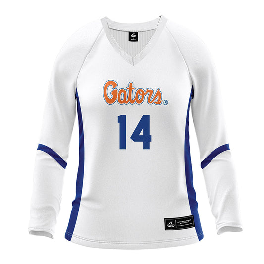 Florida - NCAA Women's Volleyball : Jordyn Byrd - White Volleyball Jersey-0