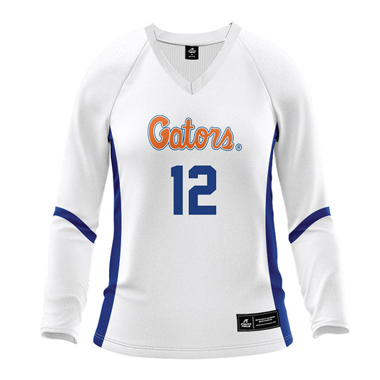 Florida - NCAA Women's Volleyball : Kira Hutson - White Volleyball Jersey