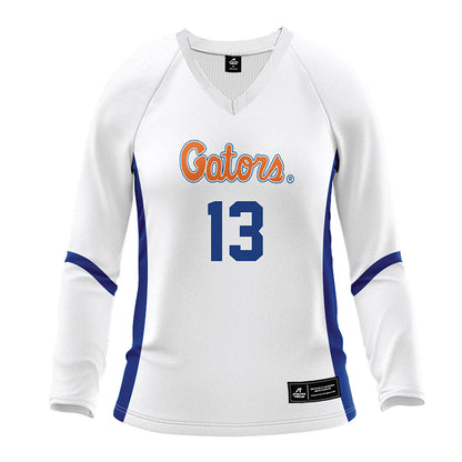 Florida - NCAA Women's Volleyball : Lilly Hayes - White Volleyball Jersey-0