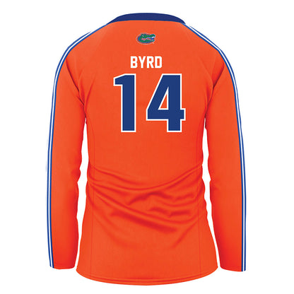 Florida - NCAA Women's Volleyball : Jordyn Byrd - Orange Volleyball Jersey-1